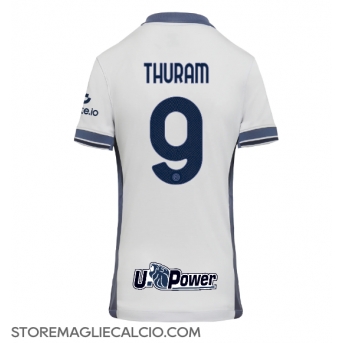 Inter Milan Marcus Thuram #9 Maglia Gara Trasferta Repliche 2024-25 Donna